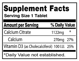 Boscogen_Calcium Citrate - 60 ct