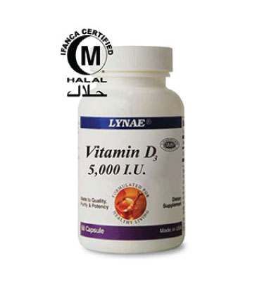LYNAE® Vitamin D3 5000 I.U.